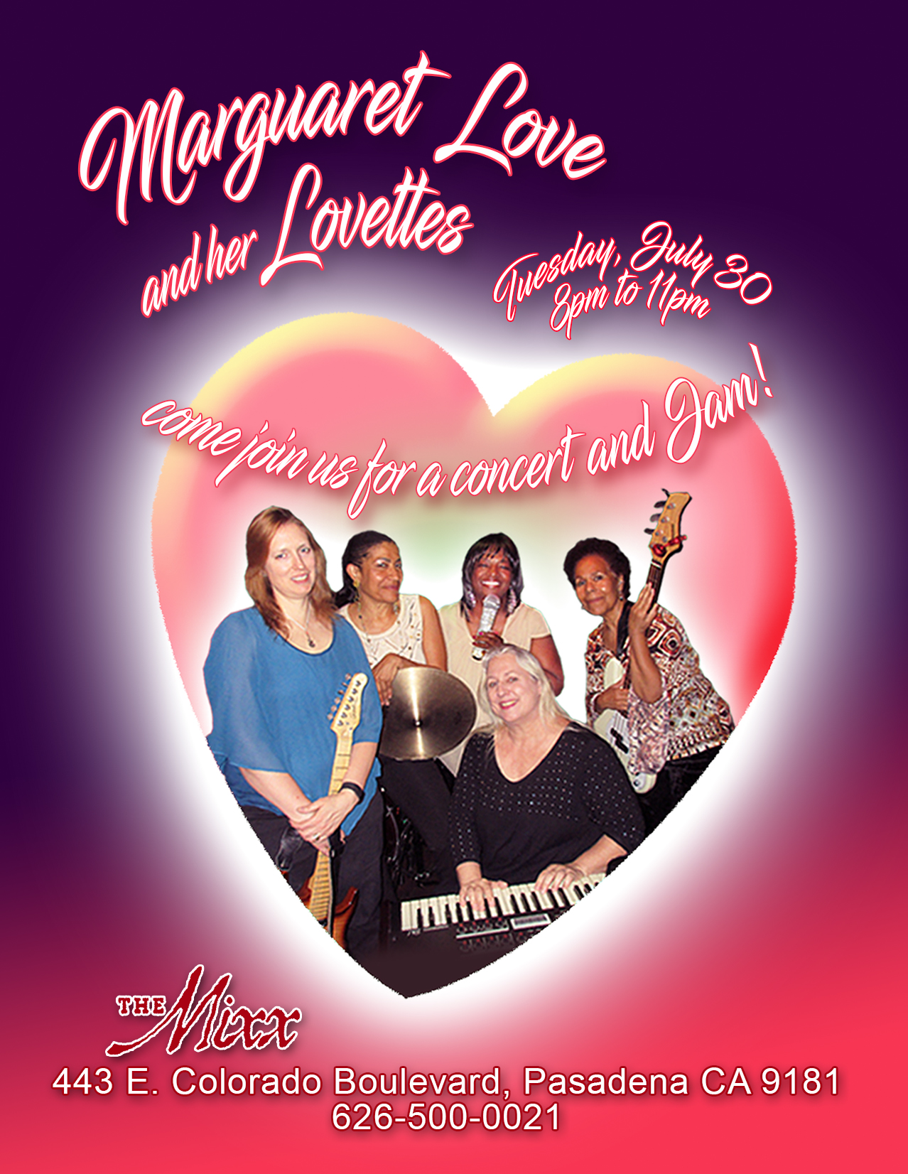You are currently viewing Tuesday Blues jam with Marguaret Love & The Lovettes