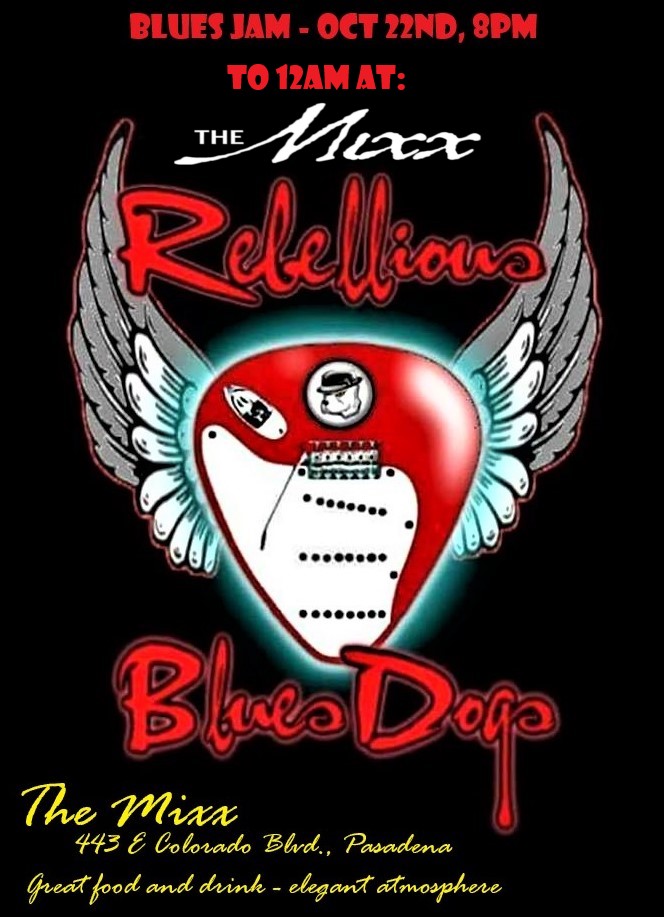 You are currently viewing Tuesday Blues jam with Rebellious Blues Dogs