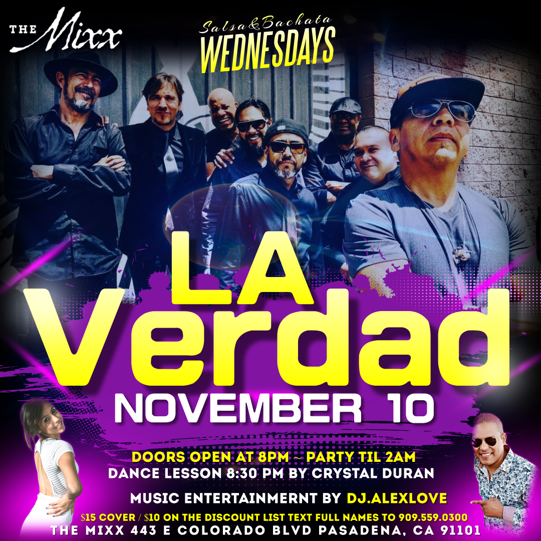 You are currently viewing Live Salsa y Bachata with Grupo La Verdad