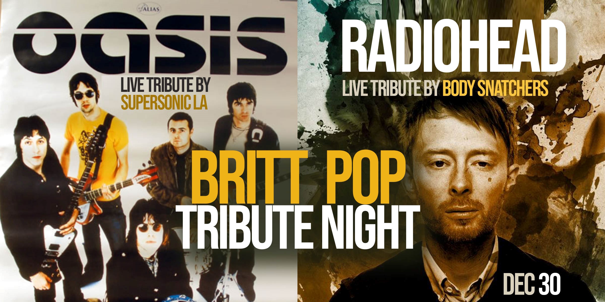 You are currently viewing LIVE Radiohead & Oasis Tribute Britt Pop Night