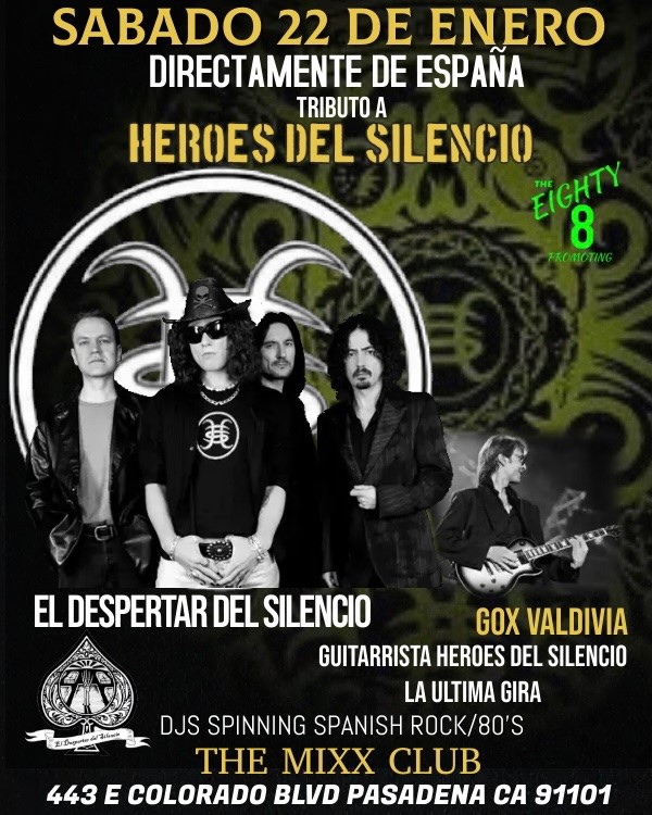 You are currently viewing HEROES DEL SILENCIO Live Tribute!