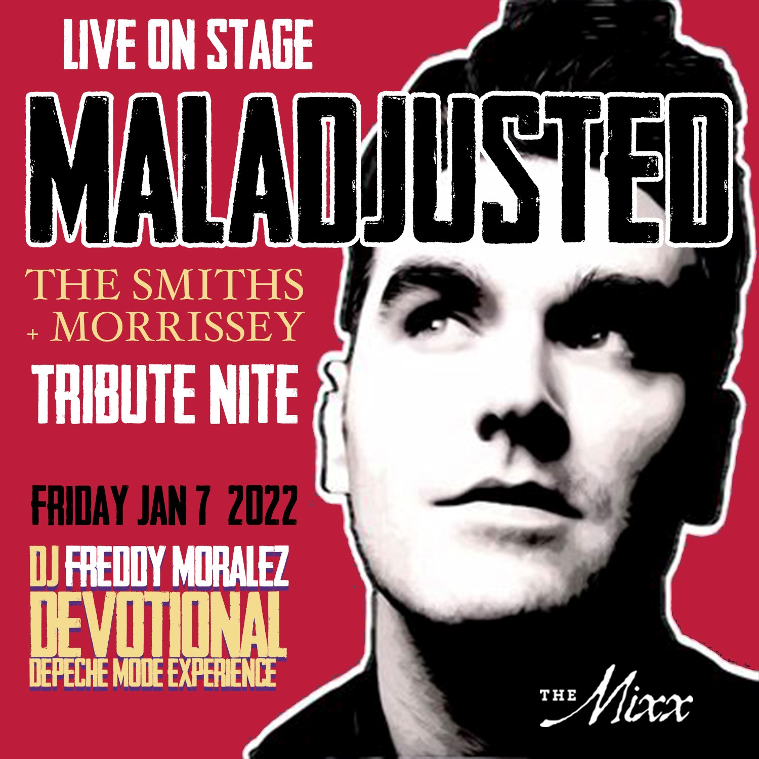 You are currently viewing The Ultimate Smiths & Morrissey Tribute Night w/ Maladjusted Live