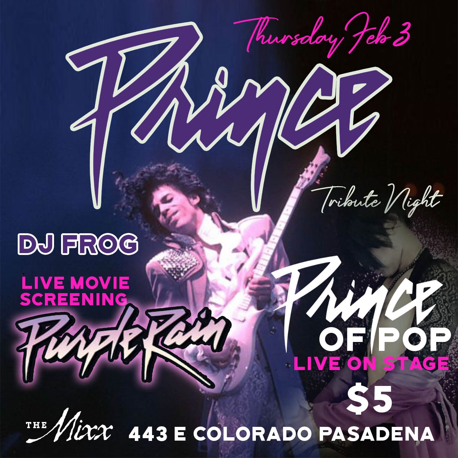 You are currently viewing #TBT – Tribute to Prince featuring The Prince of Pop