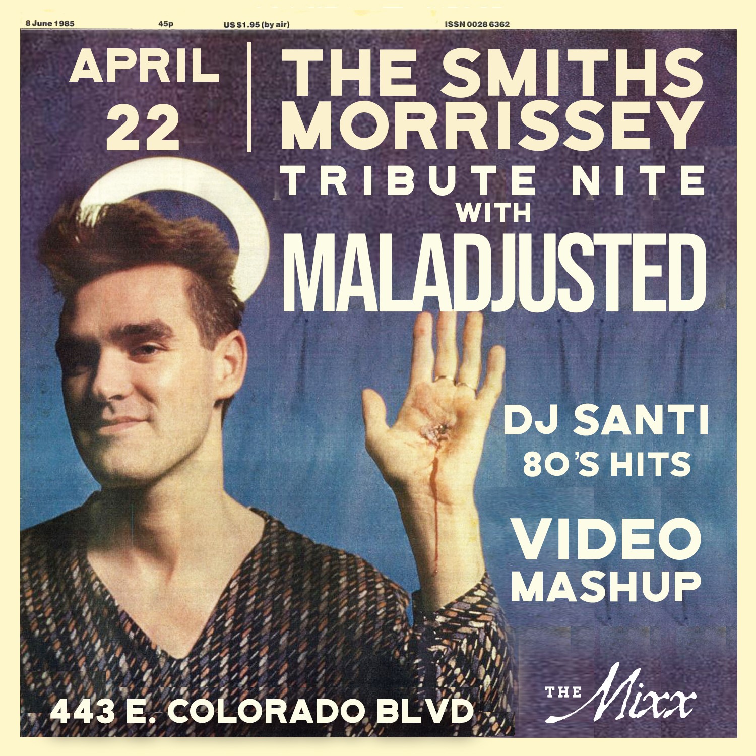 You are currently viewing Smiths & Morrissey Tribute night with MALADJUSTED