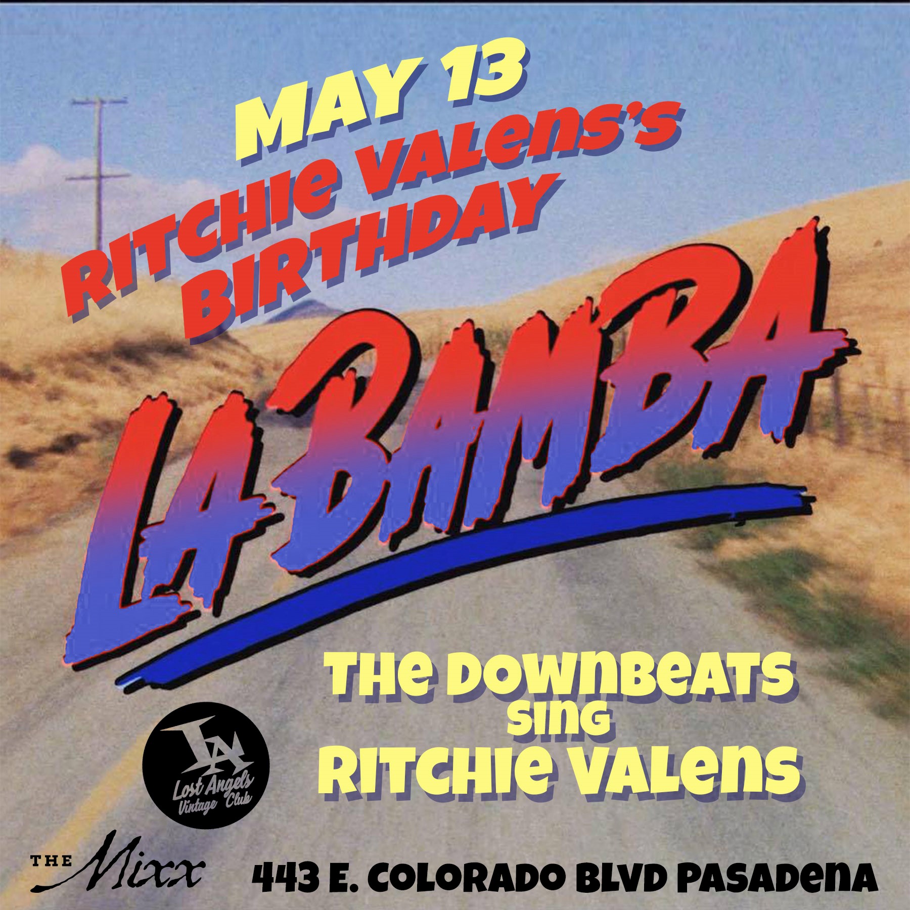 You are currently viewing Ritchie Valens Birthday & Tribute Rockabilly Night with The Downbeats