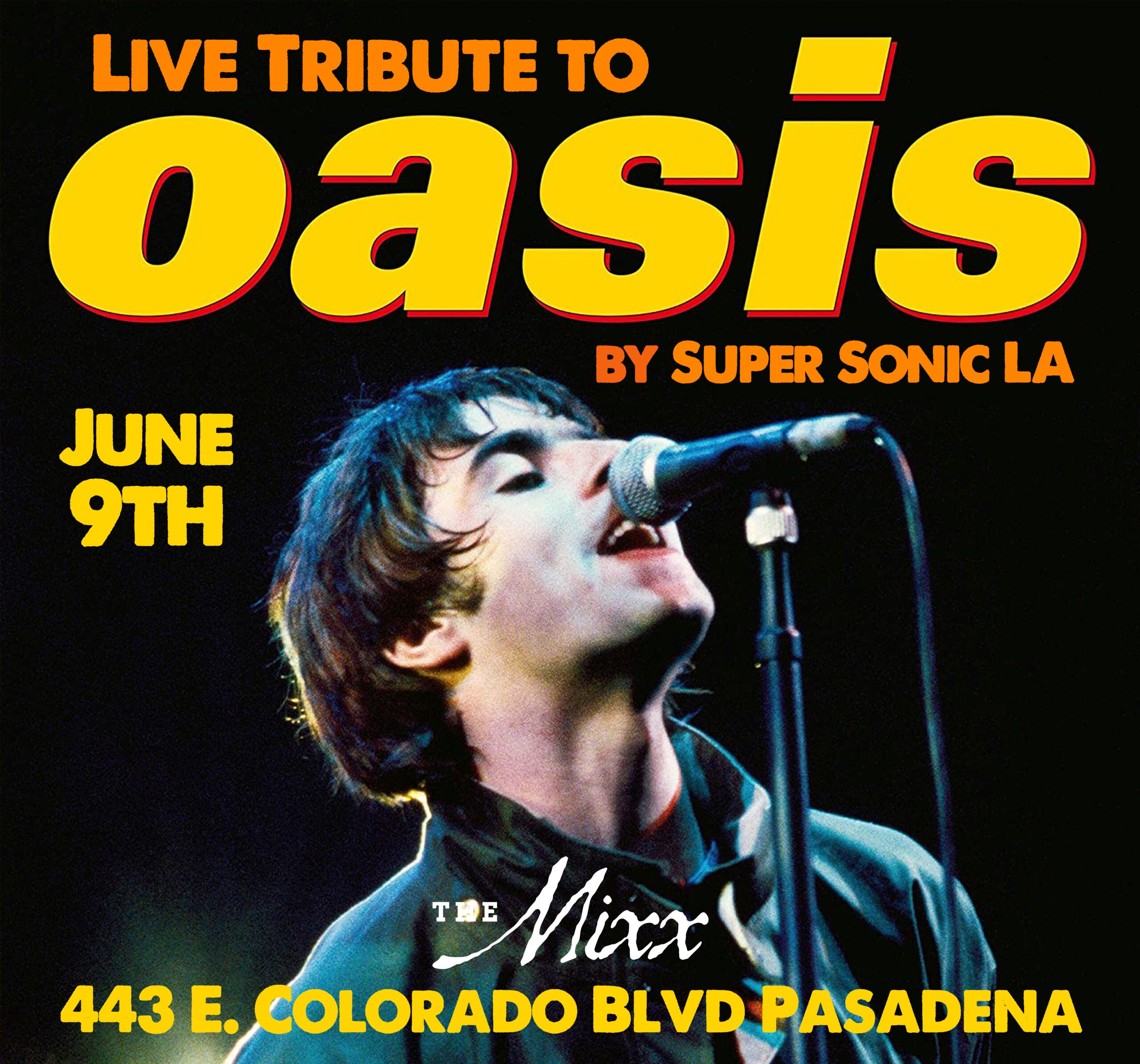 You are currently viewing OASIS Live Tribute Brit Pop Night with Super Sonic LA