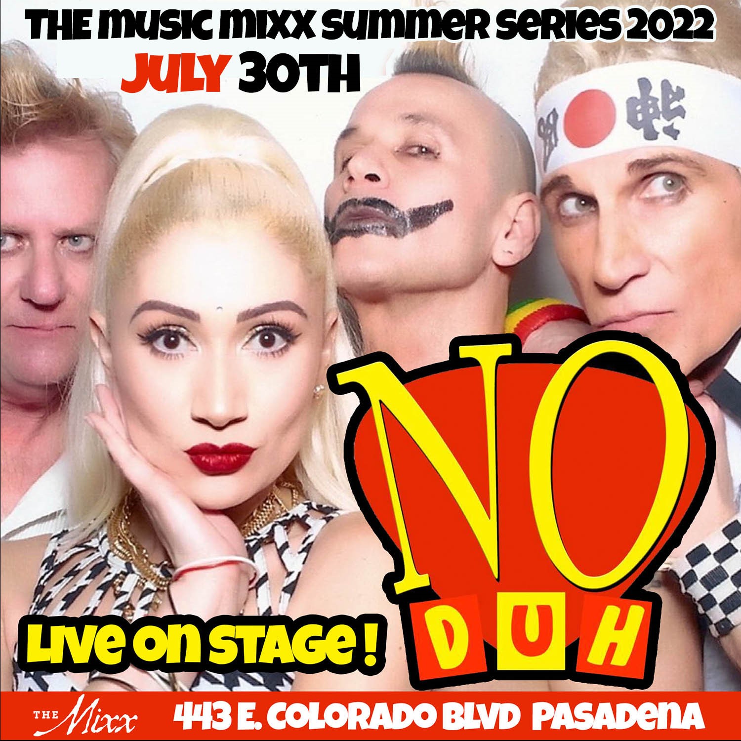 You are currently viewing The Ultimate live tribute to No Doubt, NO DUH