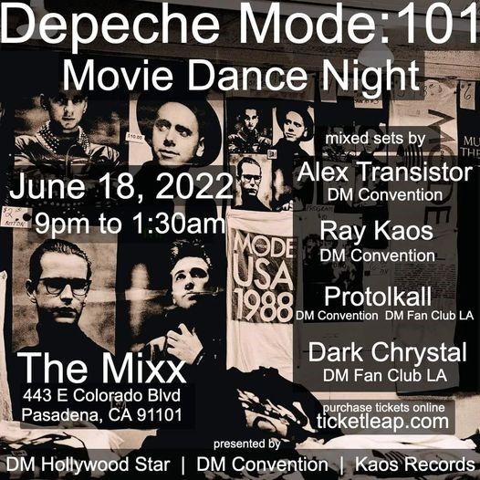 You are currently viewing Depeche Mode: 101 Movie Dance Night