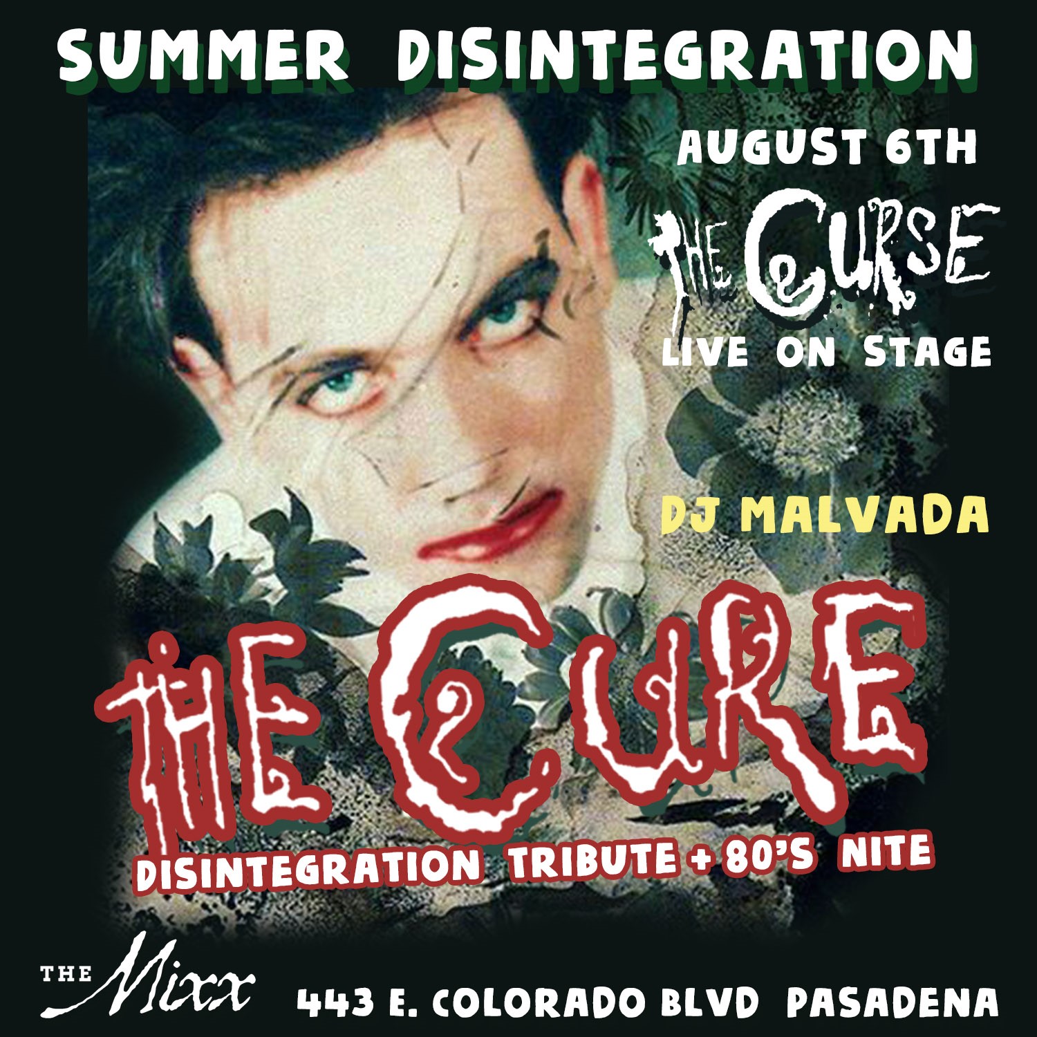 You are currently viewing Disintegration Summer – Live tribute to the Cure with The Curse