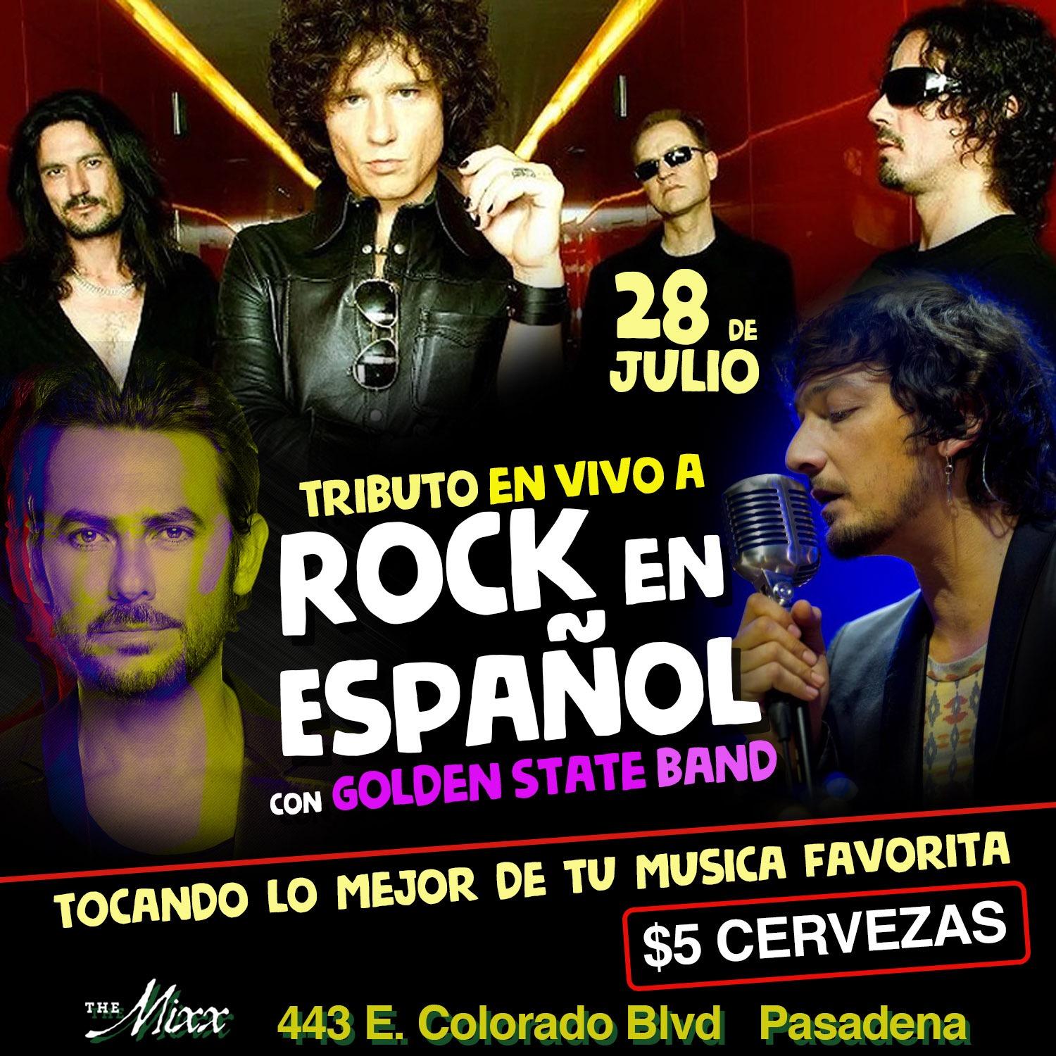 You are currently viewing Noche De Rock En Español en VIVO con Golden State Band