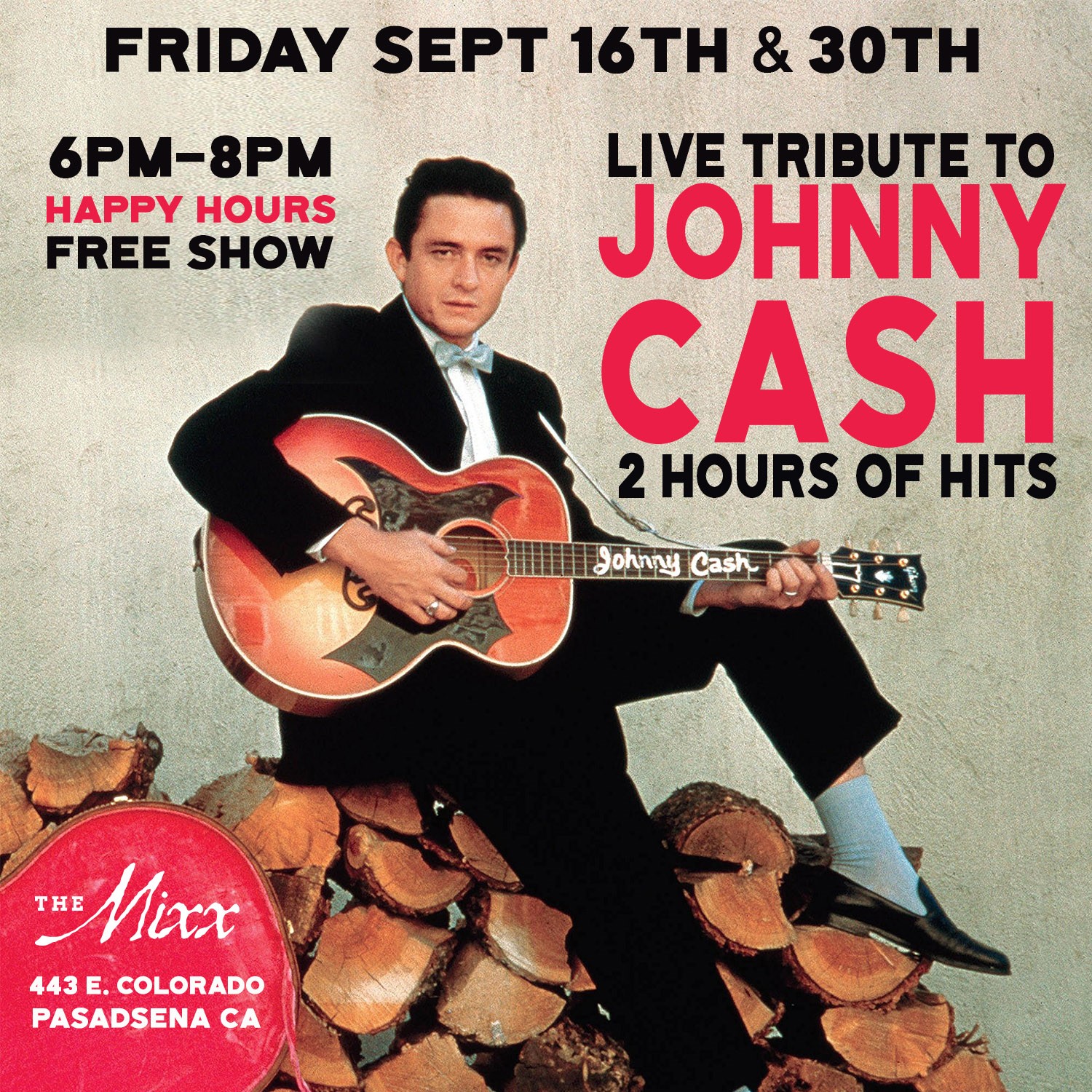 You are currently viewing FREE Live Tribute to JOHNNY CASH Happy Hours Show