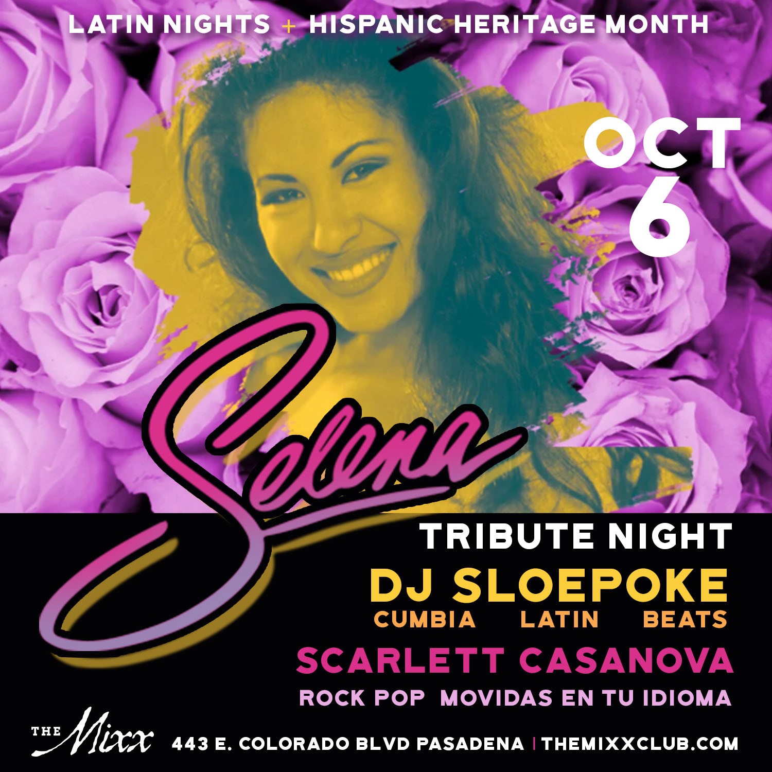 You are currently viewing Cumbia Night Tribute to SELENA – Hispanic Heritage Month Celebration