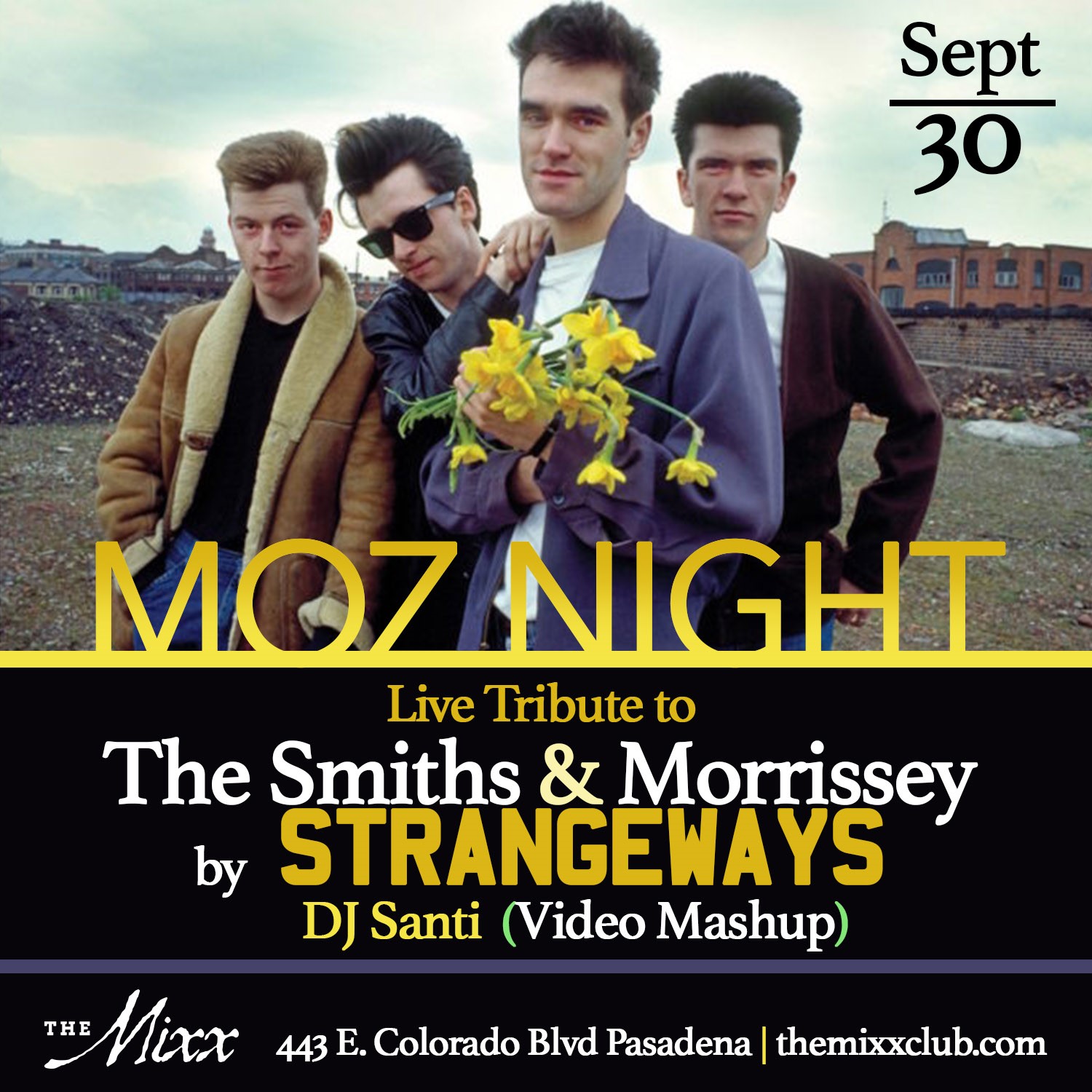 You are currently viewing MOZ NIGHT, A live tribute to The Smiths & Morrissey by Strange Ways