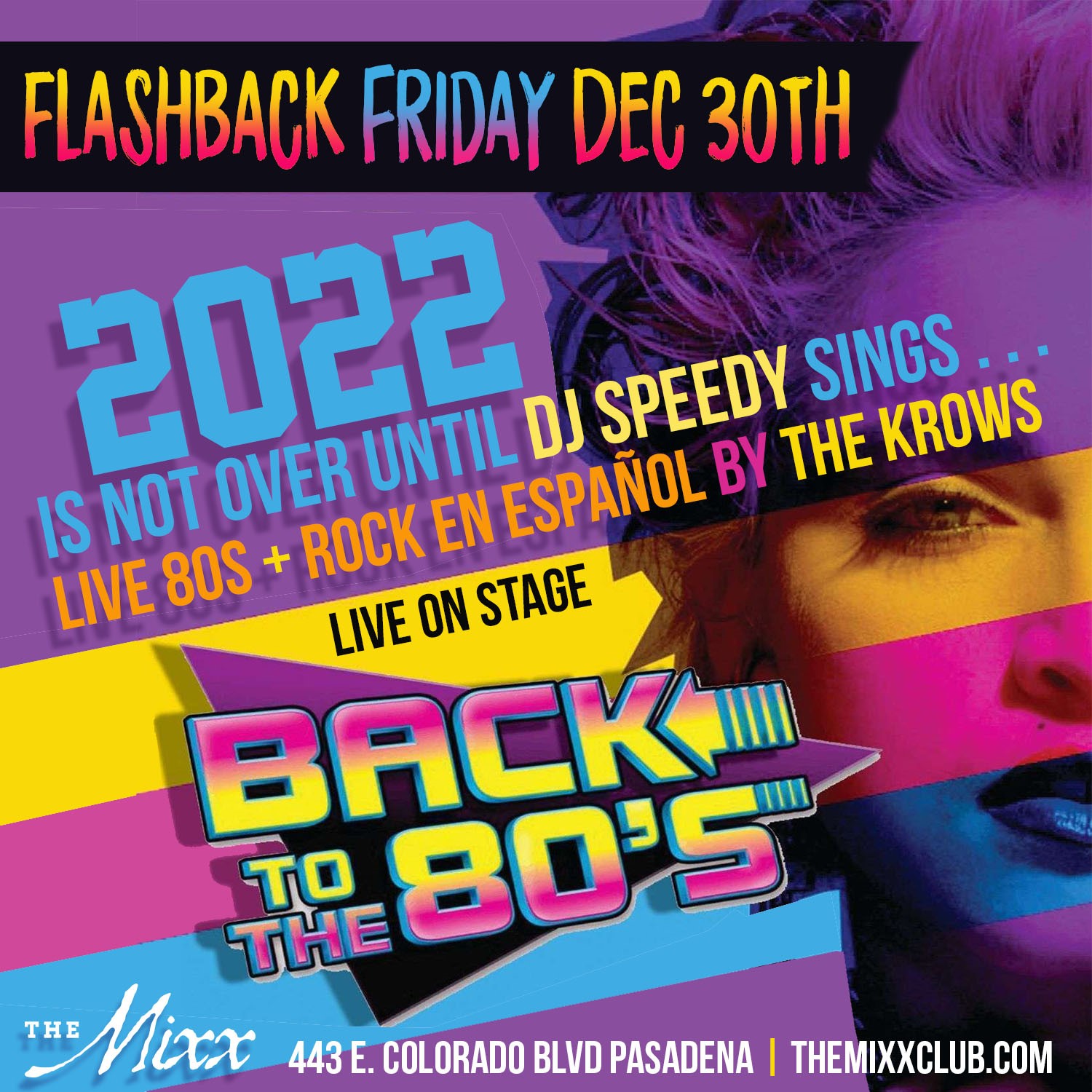 You are currently viewing Back to 80’s End of Year Live show and Dance Party