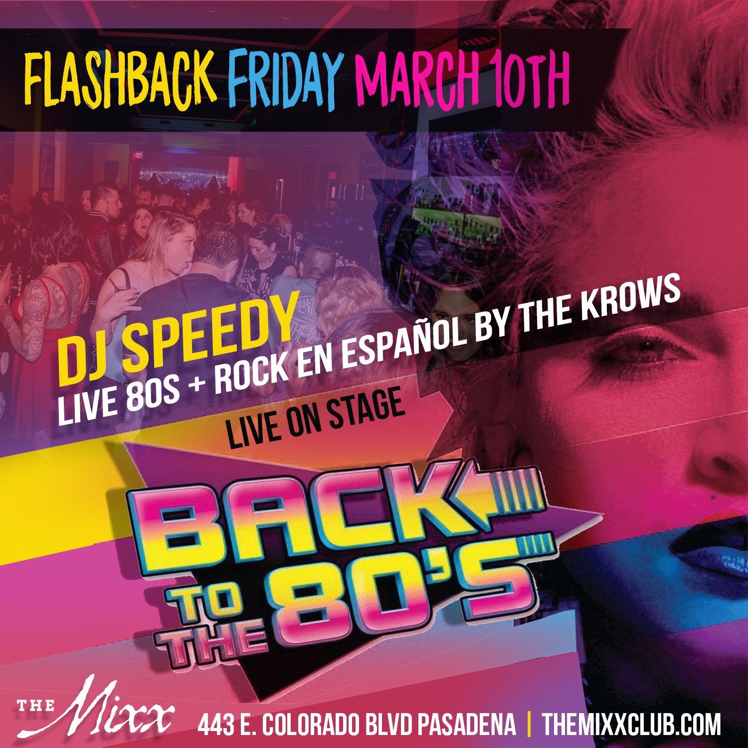 You are currently viewing Live 80s Nite with The Krows performing live and DJ Speedy