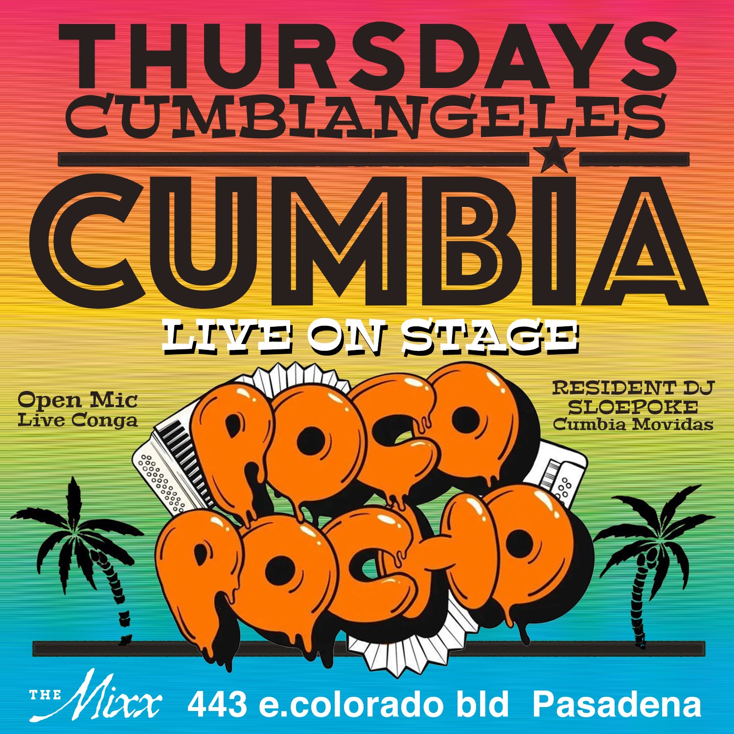You are currently viewing CUMBIANGELES – LIVE CUMBIA & Dance Fiesta with POCO POCHO