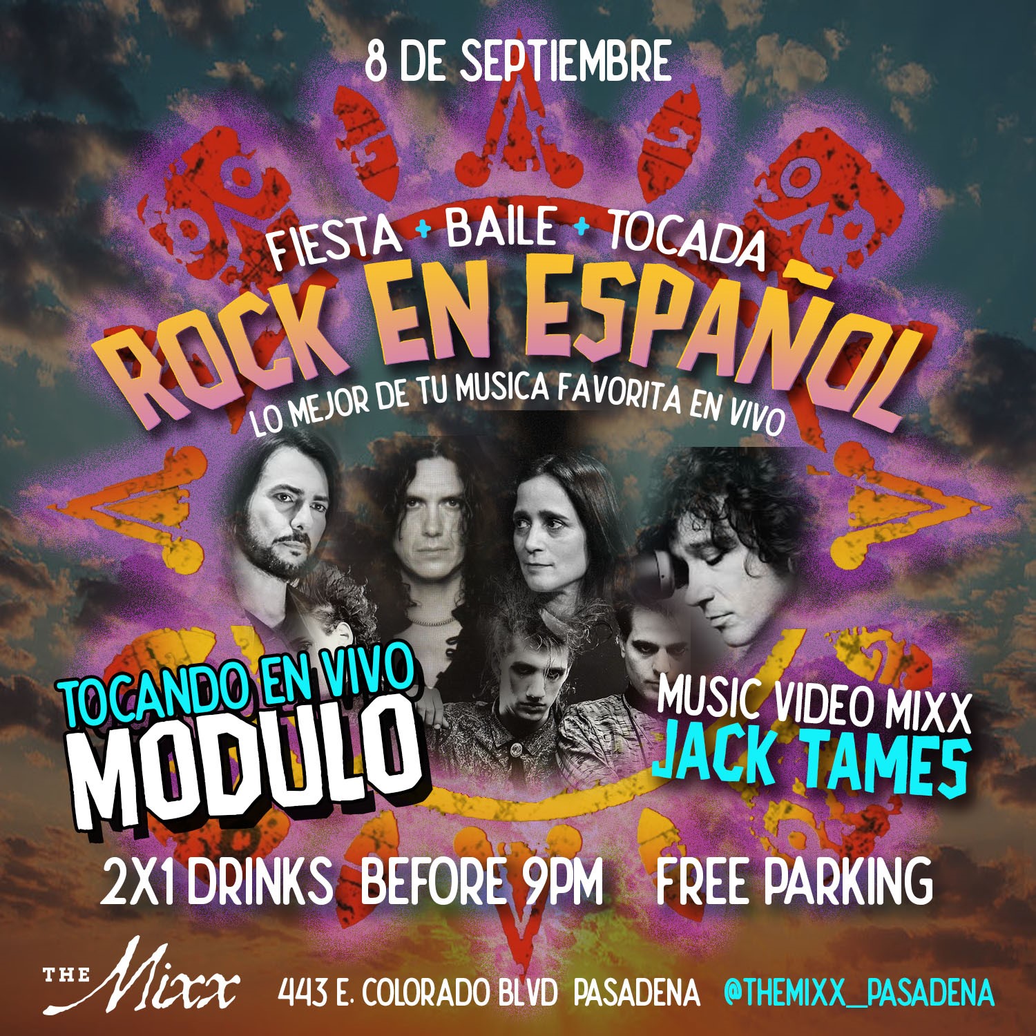 You are currently viewing Live Rock En Español Fiesta, Baile, Tocada