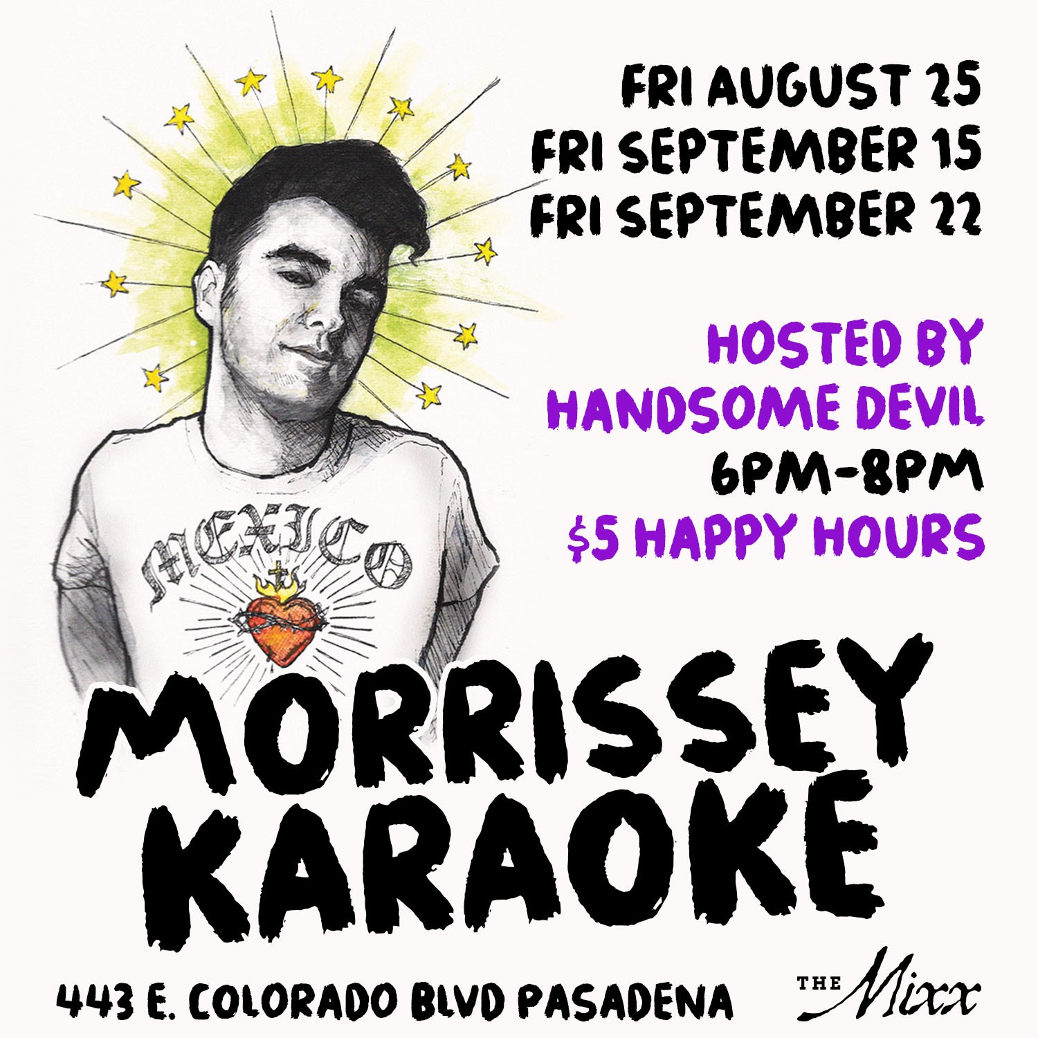 You are currently viewing MORRISSEY KARAOKE. HAPPY HOURS
