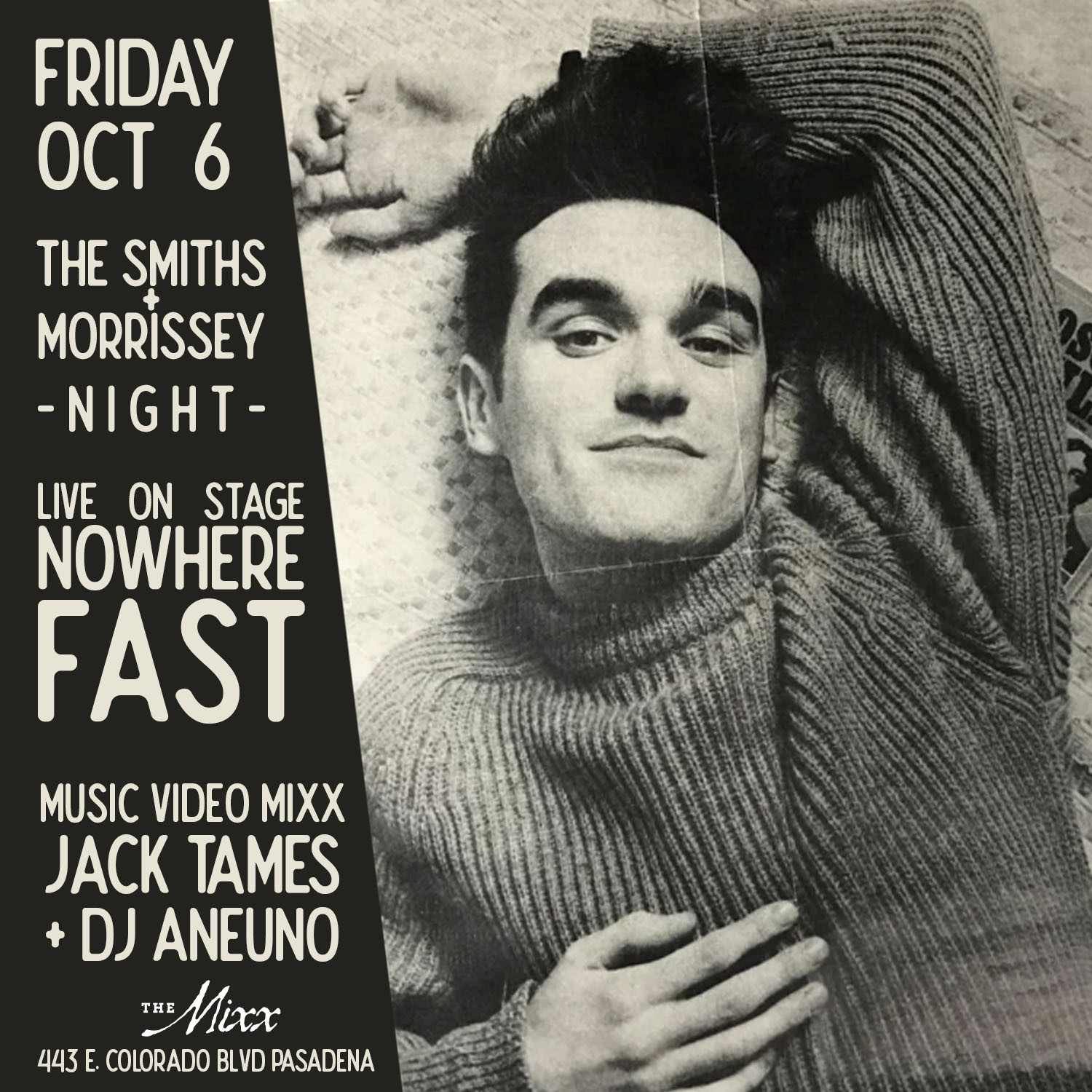 You are currently viewing Live Smiths & Morrissey Tribute with Nowhere Fast.