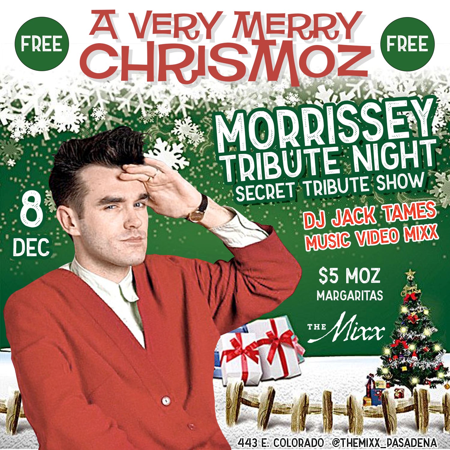 You are currently viewing A Very Merry ChristMOZ Smiths and Morrisey Holiday Tribute
