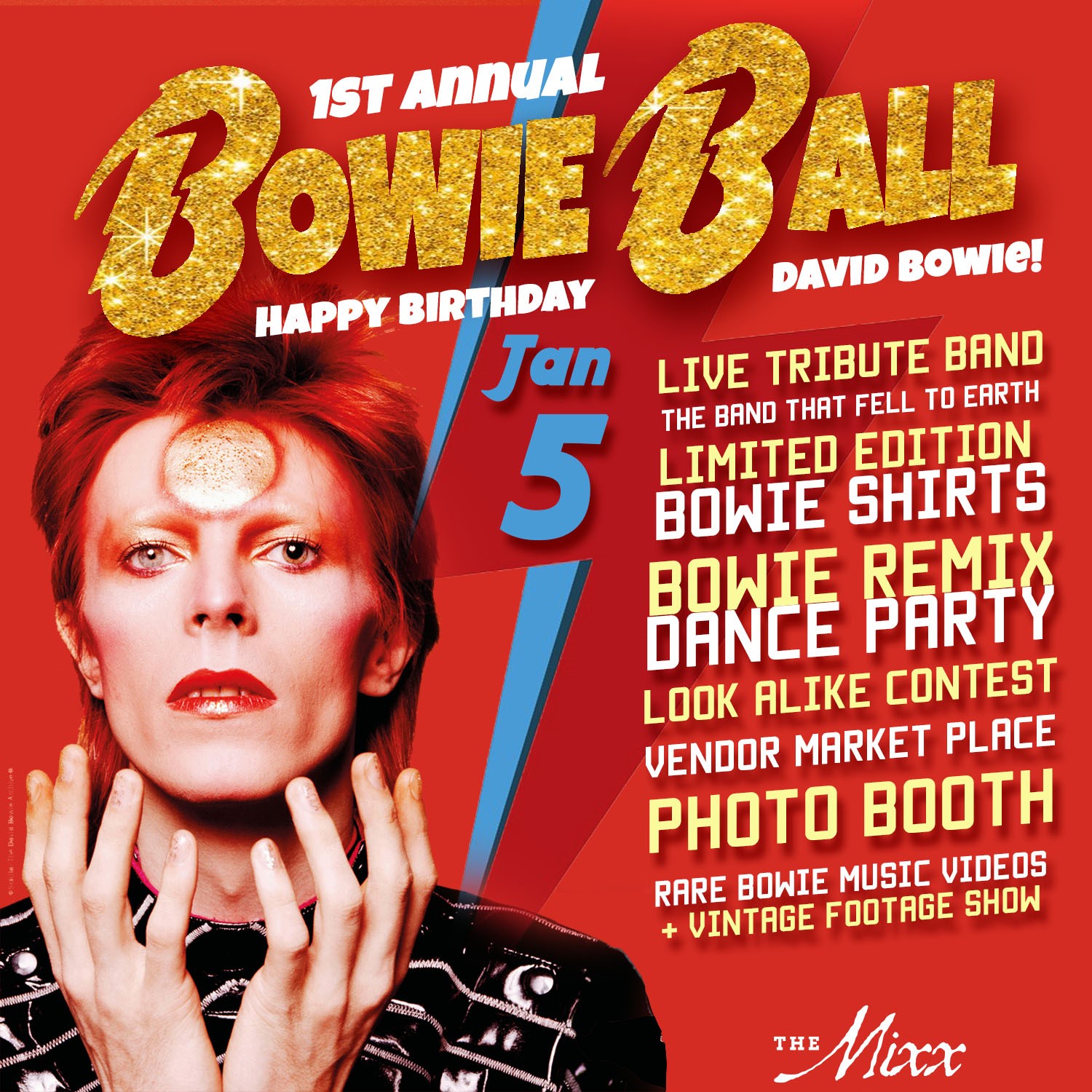 You are currently viewing BOWIE BALL. A live Tribute Celebrating the career & Life of David Bowie
