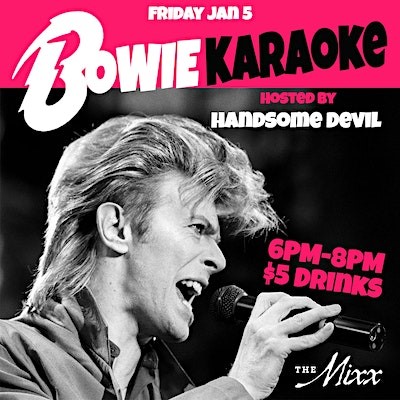 You are currently viewing DAVID BOWIE KARAOKE HAPPY HOURS SHOW