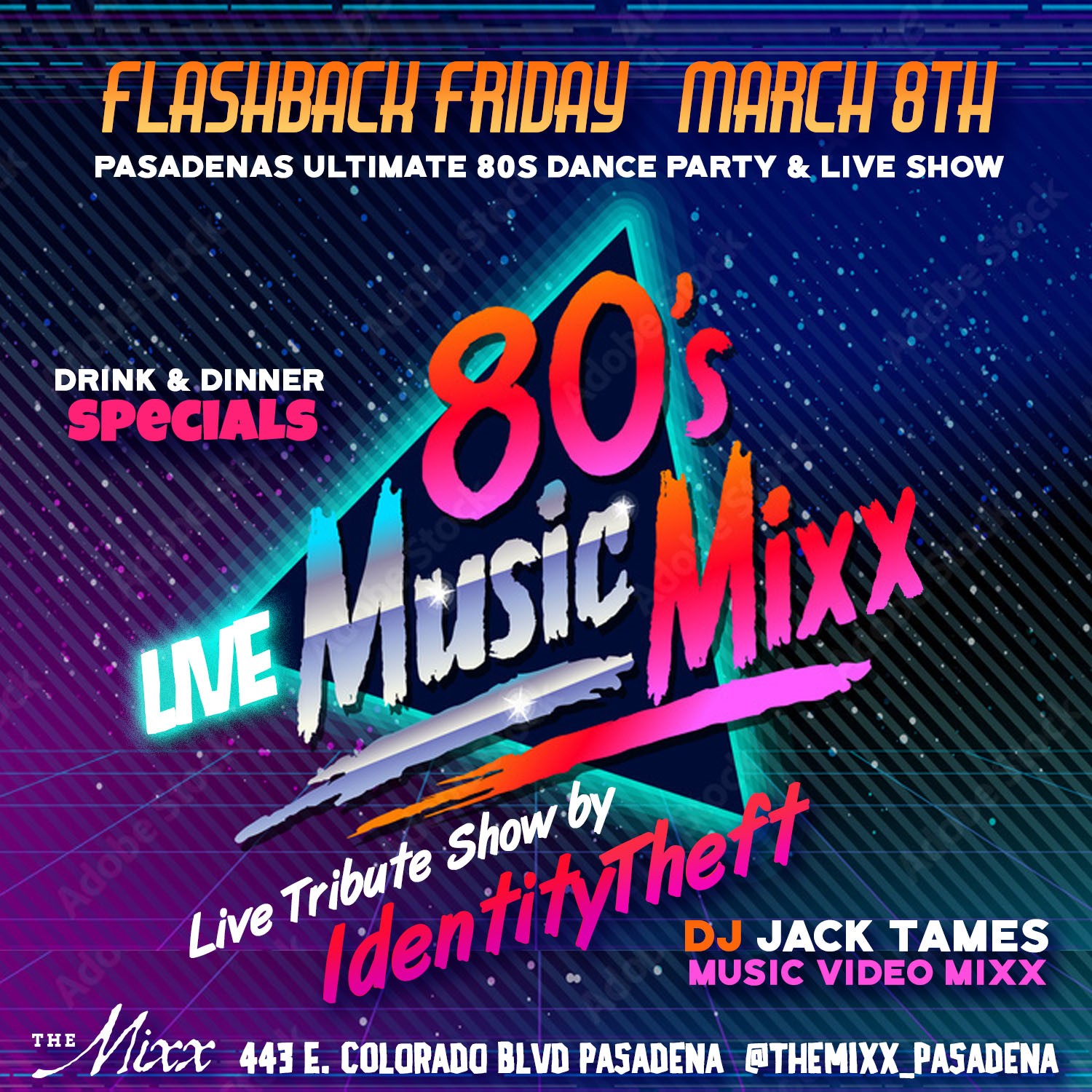 You are currently viewing ULTIMATE 80s Live Tribute Show & Dance Party with Identity Theft