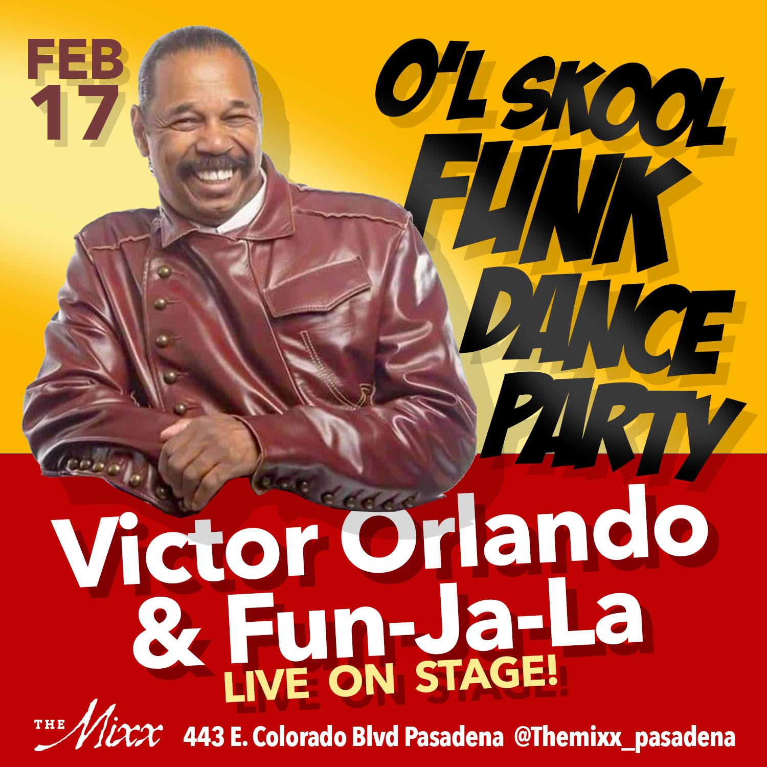 You are currently viewing Victor Orlando for a very special O’l Skool Funk Jam Dance Party!
