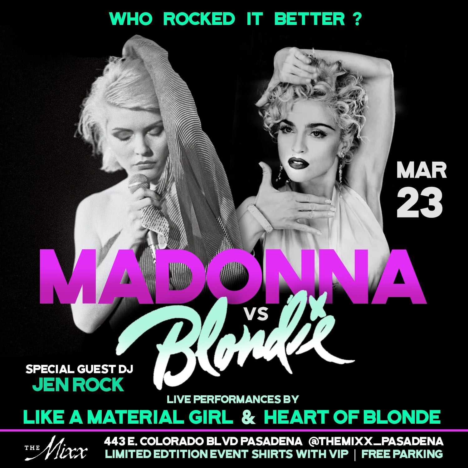 You are currently viewing Live MADONNA & BLONDIE Tributes Show & Dance Party