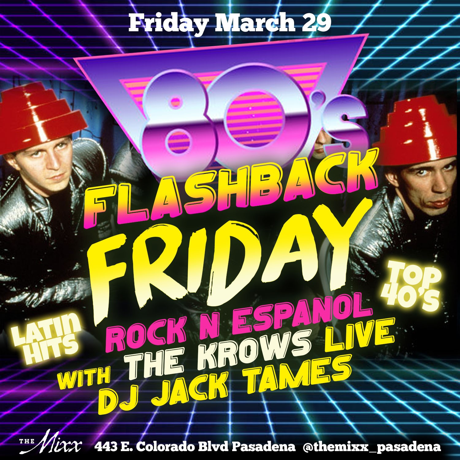 You are currently viewing 80’s Flashback Live Show & Dance Party