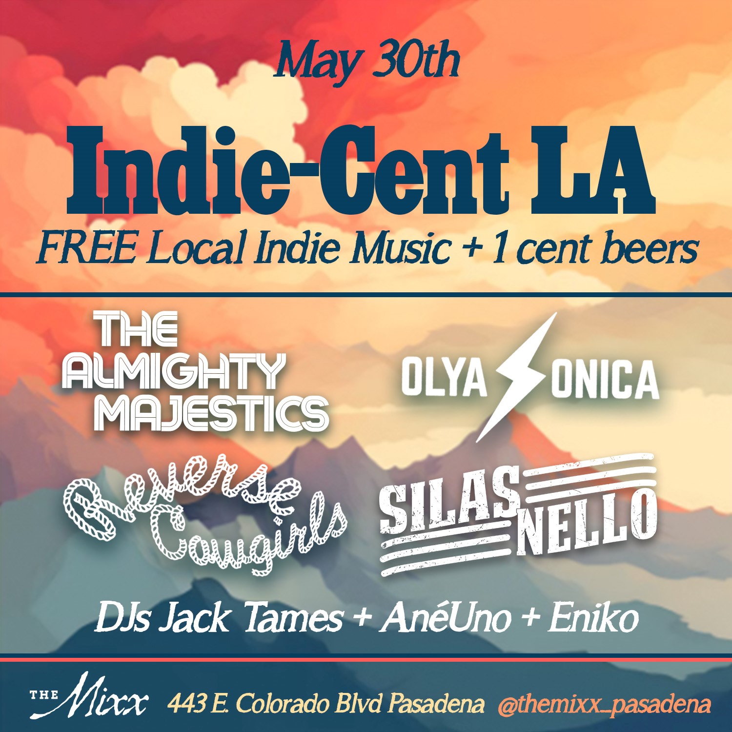 You are currently viewing INDIE0CENT LA – FREE Live Indie Music