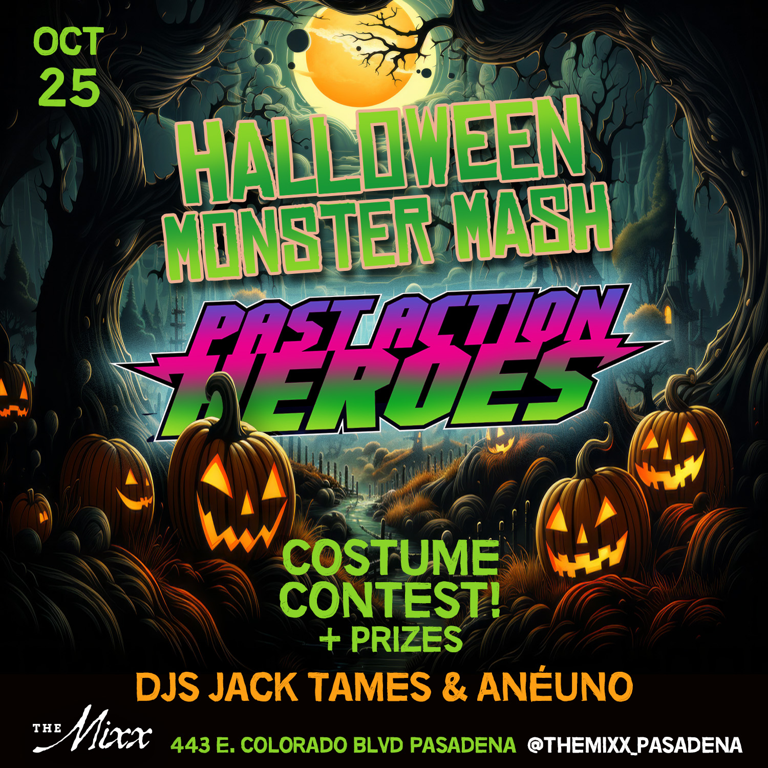 You are currently viewing HALLOWEEN MONSTER MASH with PAST ACTION HEROES + COSTUME PARTY