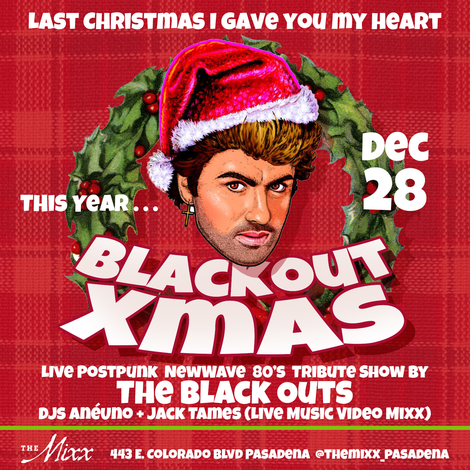 You are currently viewing Blackout Christmas New Wave Darkwave Postpunk Live Show & Dance Party