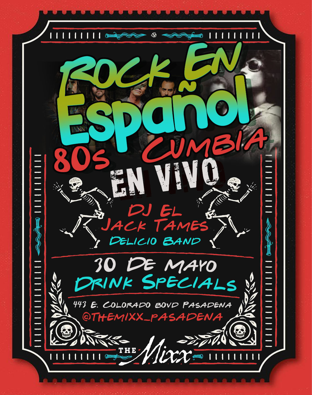 You are currently viewing Rock En Español + 80s + Cumbias Party and Live Show