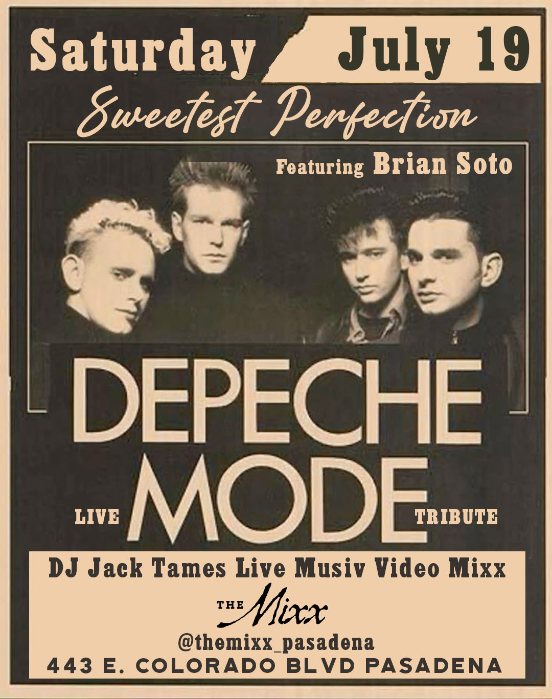 You are currently viewing LIVE DEPECHE MODE Tribute by SWEETEST PERFECTION