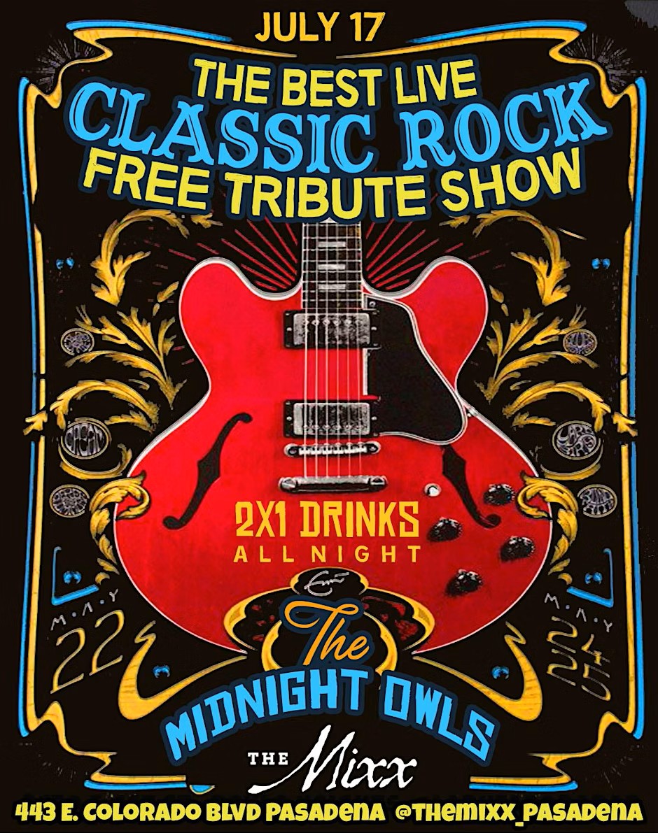 You are currently viewing FREE Live Classic Rock Tribute Show with Night Owls