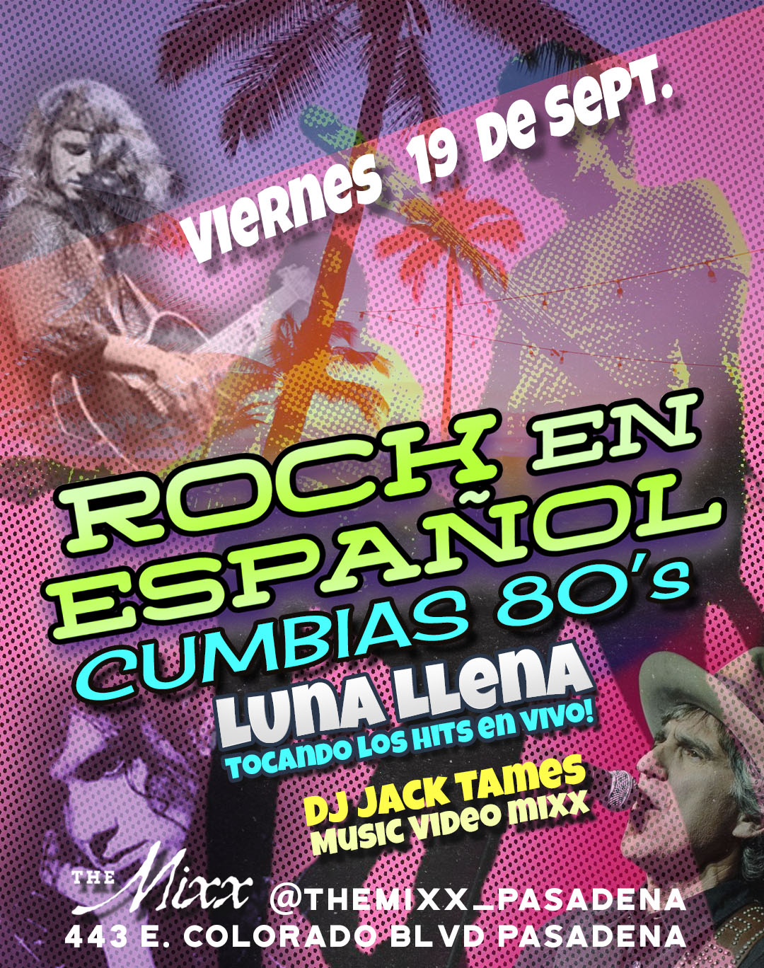 You are currently viewing Lo Mejor del Rock En Español + Cumbias + 80s en VIVO con Luna Llena