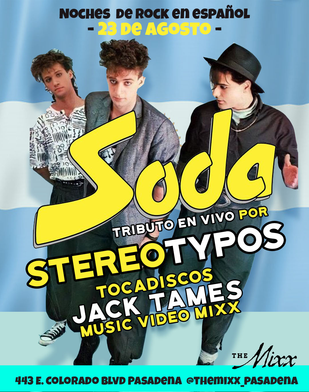 You are currently viewing TRIBUTO a SODA STEREO en VIVO!
