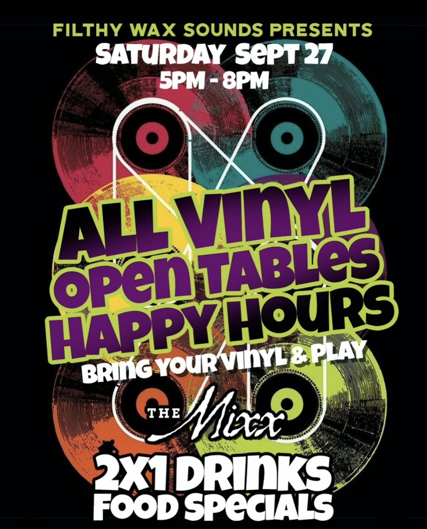 You are currently viewing Vinyl Open Tables Happy Hours
