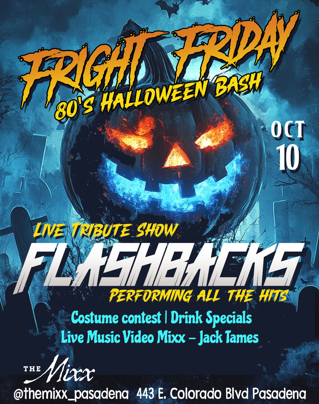 You are currently viewing Flashback Fright Friday with The Flashbacks LIVE!