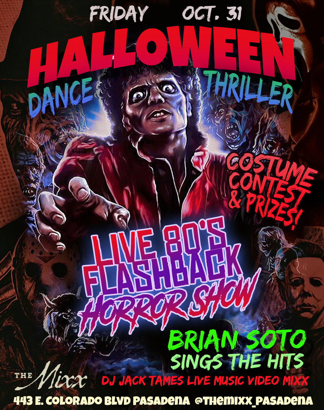 You are currently viewing HALLOWEEN THRILLER Live Flash Back Show with BRIAN SOTO PROJECT