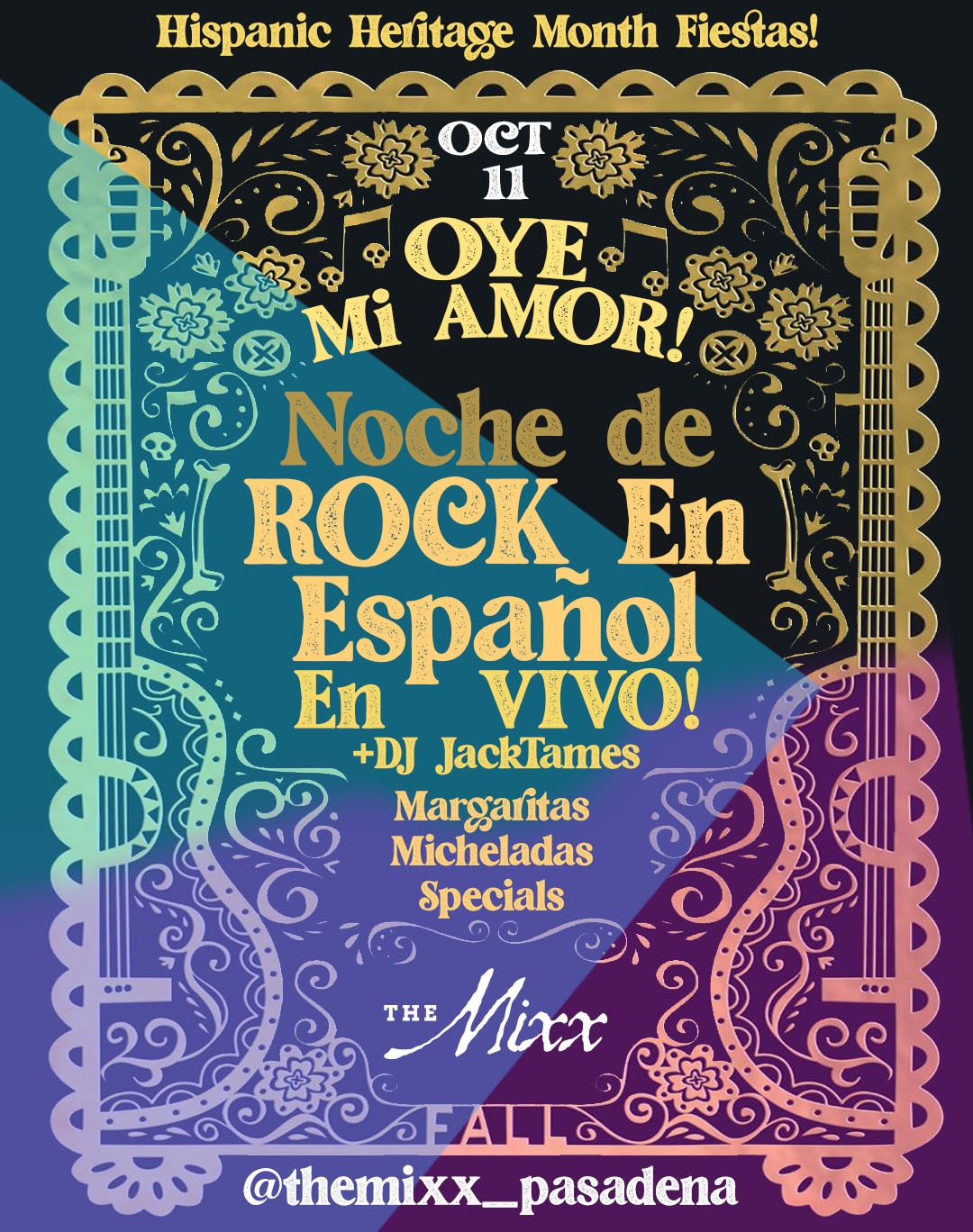 You are currently viewing OYE MI AMOR, Noche de Rock En Español, Cumbia y Ochentas!
