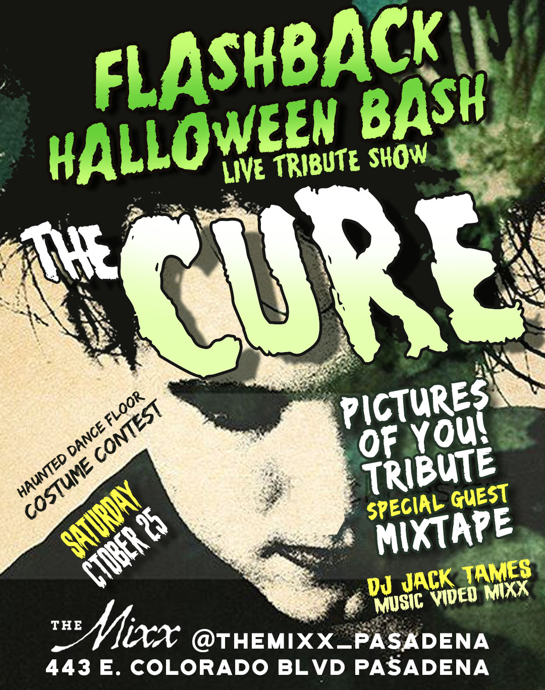 You are currently viewing Flashback Halloween Bash, Live Tribute to THE CURE
