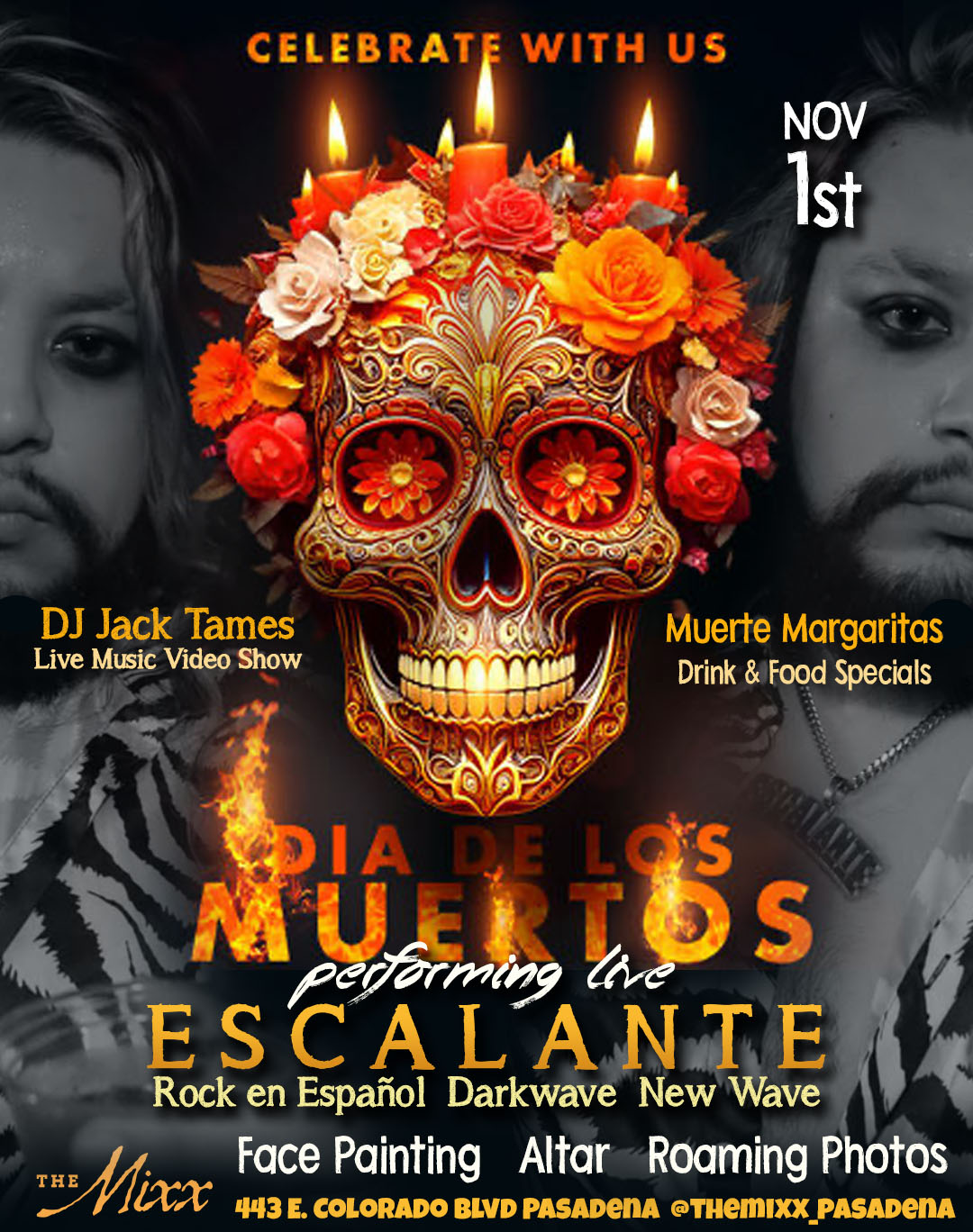 You are currently viewing DIA DE LOS MUERTOS Fiesta and LIVE SHOW with ESCALANTE