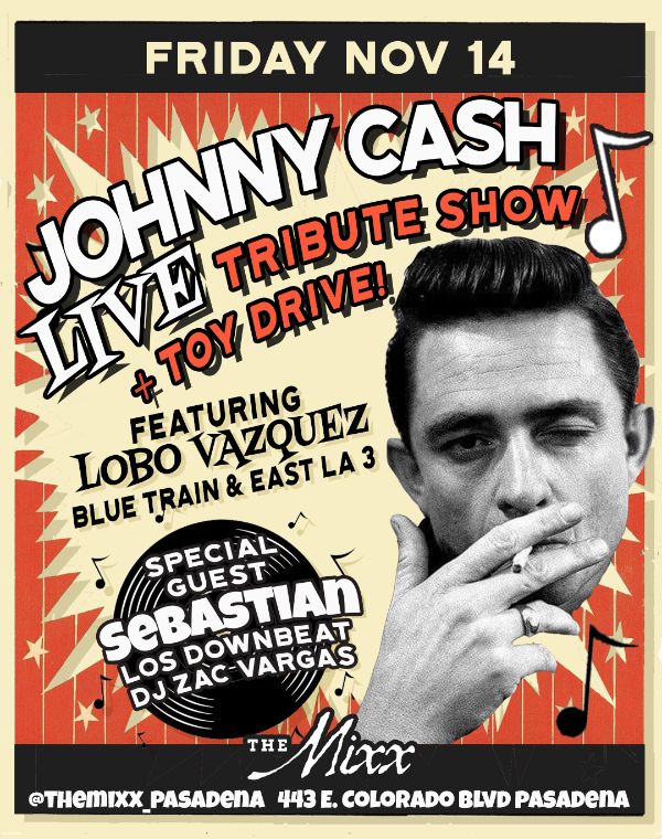 You are currently viewing JOHNNY CASH Live Tribute Show & Toy Drive Rockabilly Record Hop