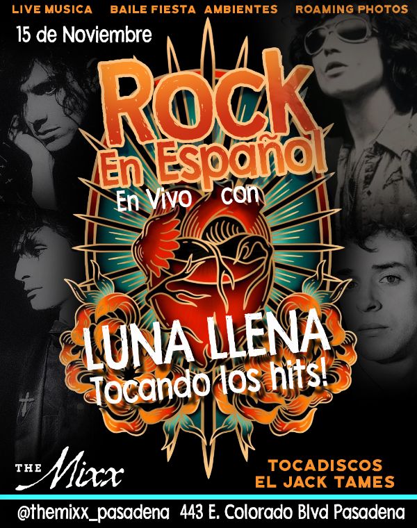 You are currently viewing NOCHE DE Rock En Español en VIVO con Luna Llena
