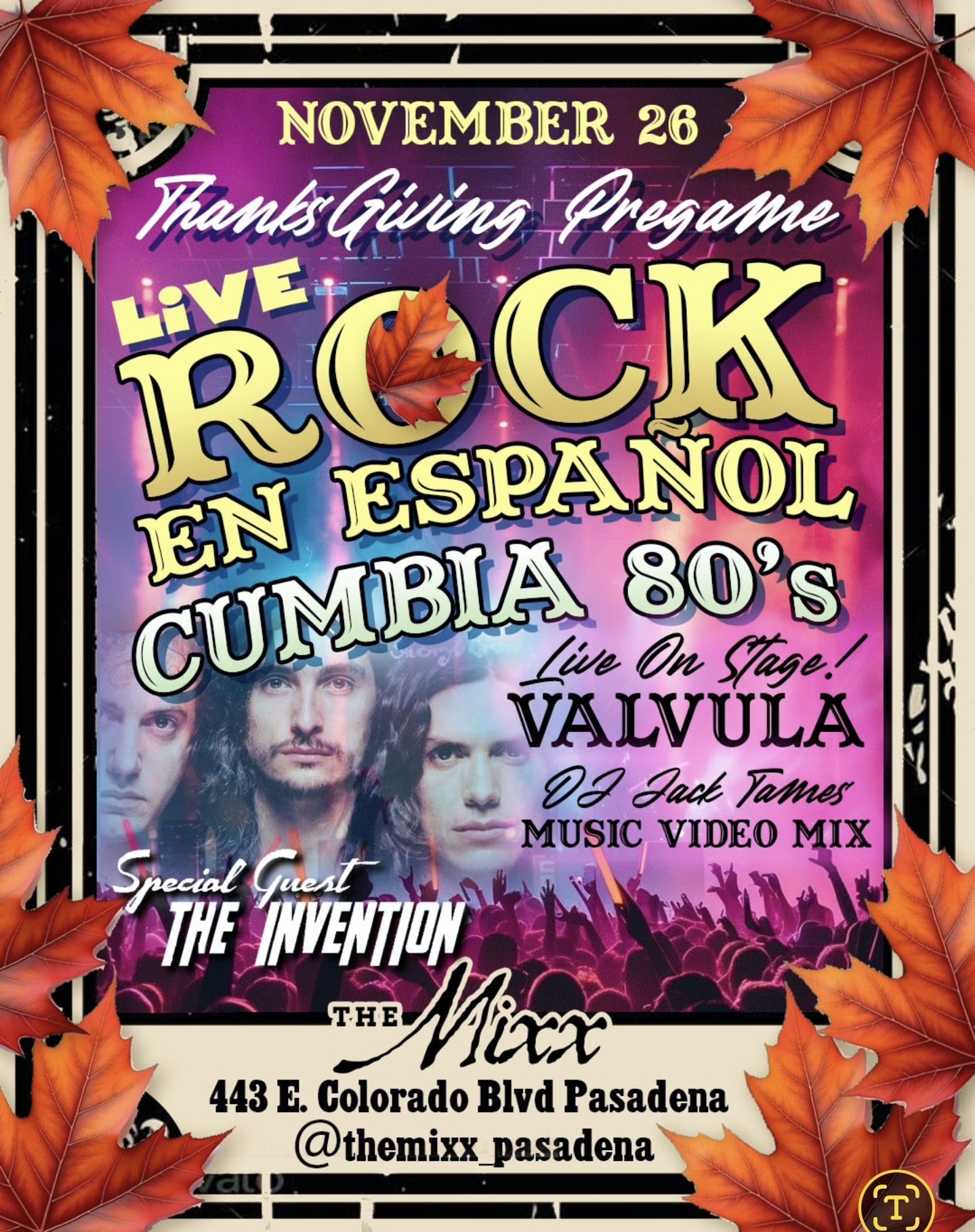 You are currently viewing THANKSGIVING Pregame Party & Live Show