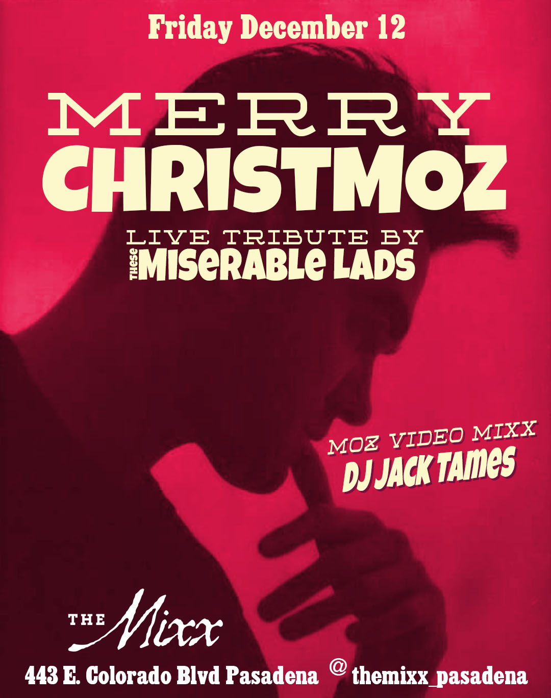 You are currently viewing MERRY CHRISTMOZ live tribute to Morrissey & The Smiths with These Miserable Lads