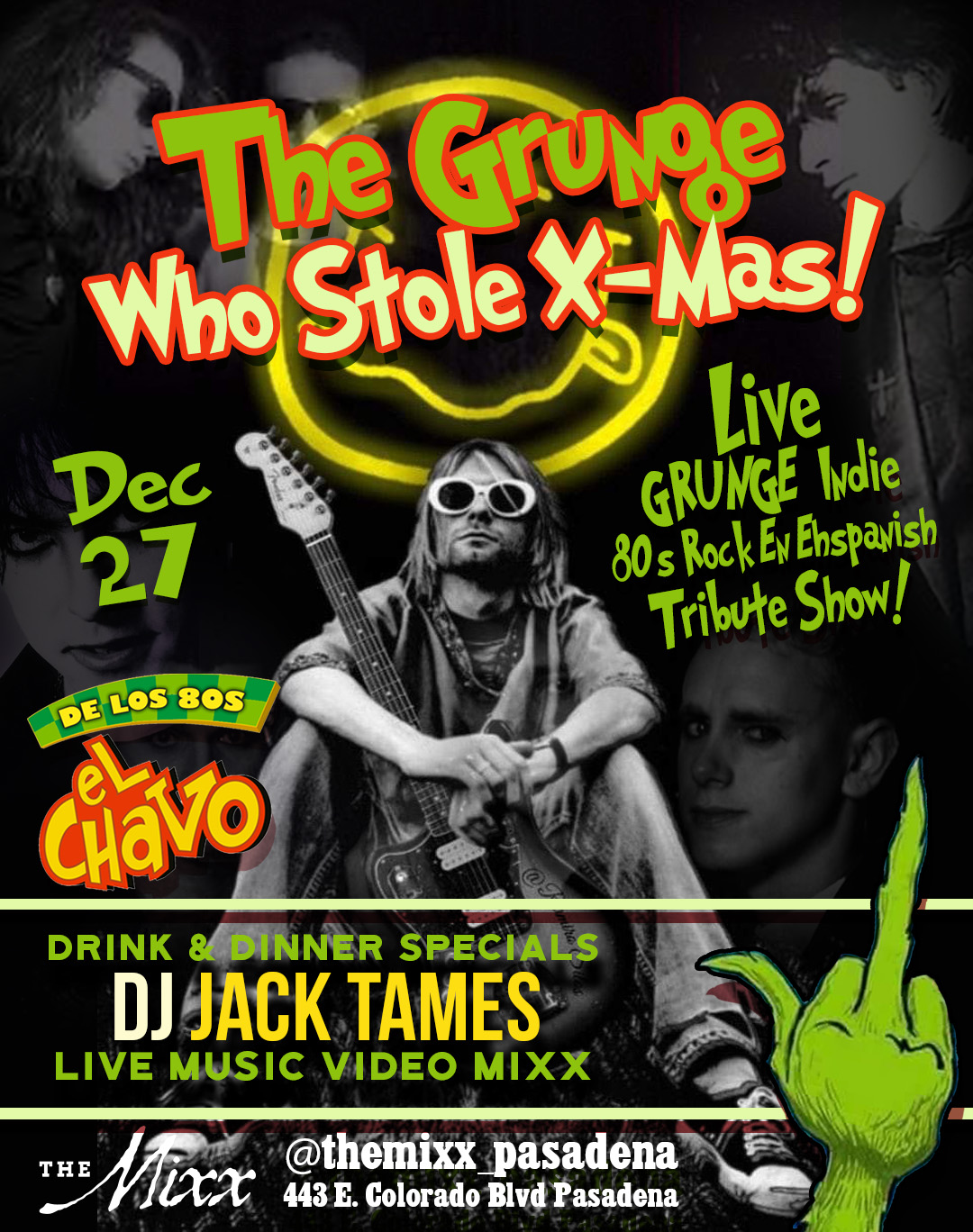 You are currently viewing The GRUNGE who stole X-Mas Live Show and Holiday Dance party