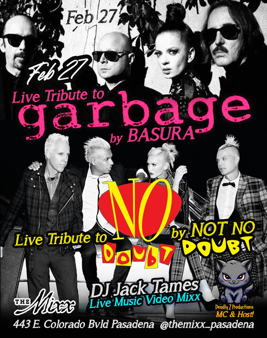 You are currently viewing Live Double Feature Tribute to NO DOUBT & GARBAGE